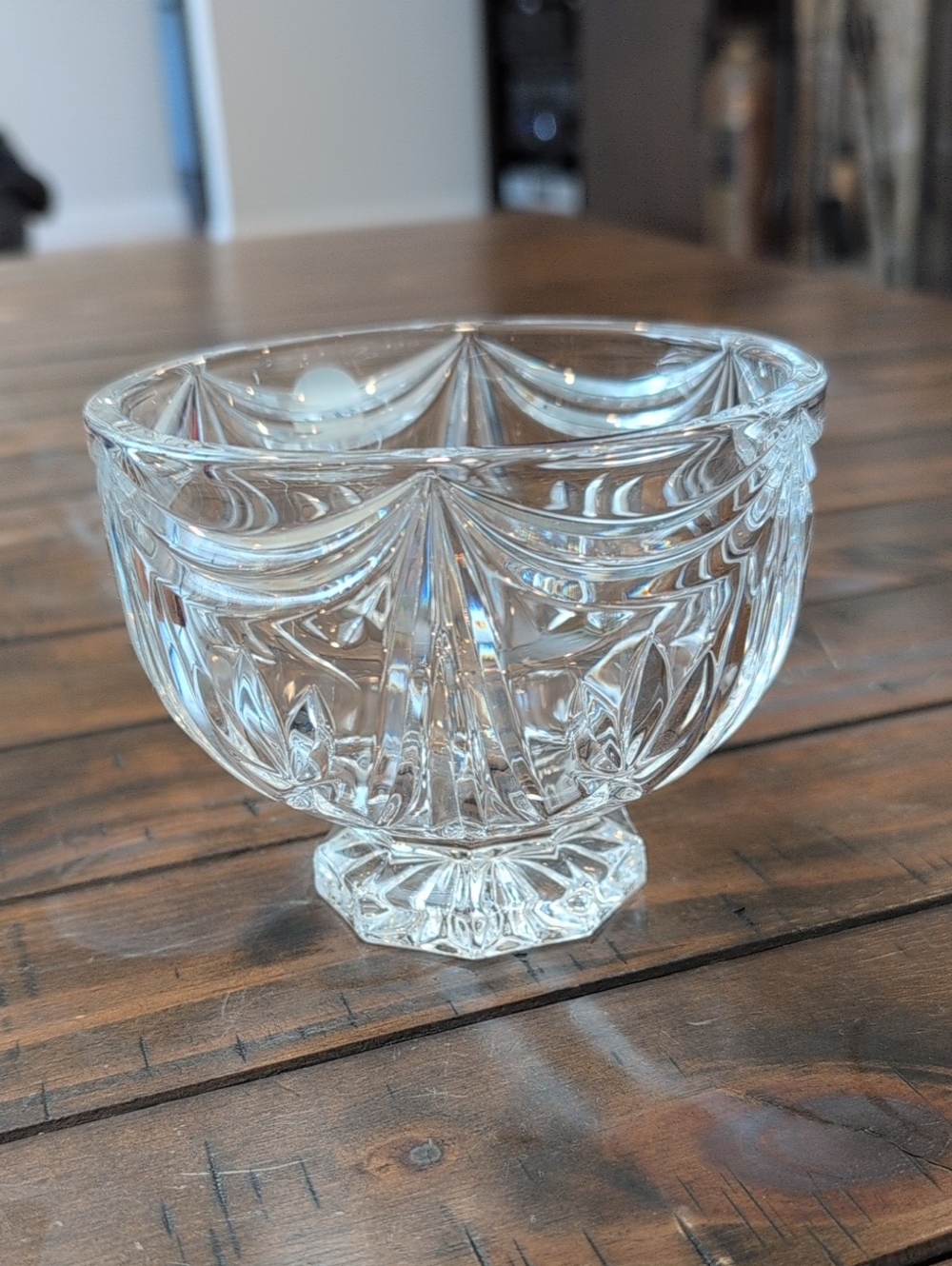 Waterford Crystal Pedestal Variety Footed Bowl Candy Dish